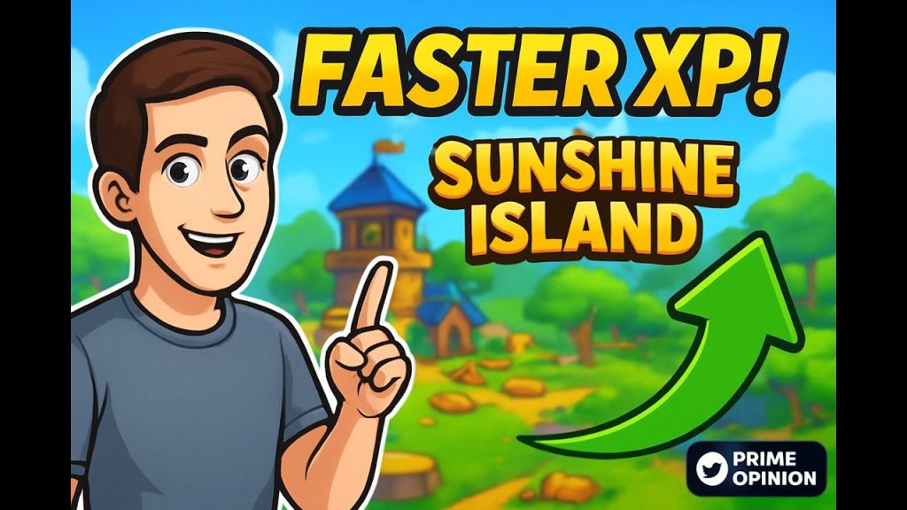 Как быстро достичь 50 уровня. Sunshine Island