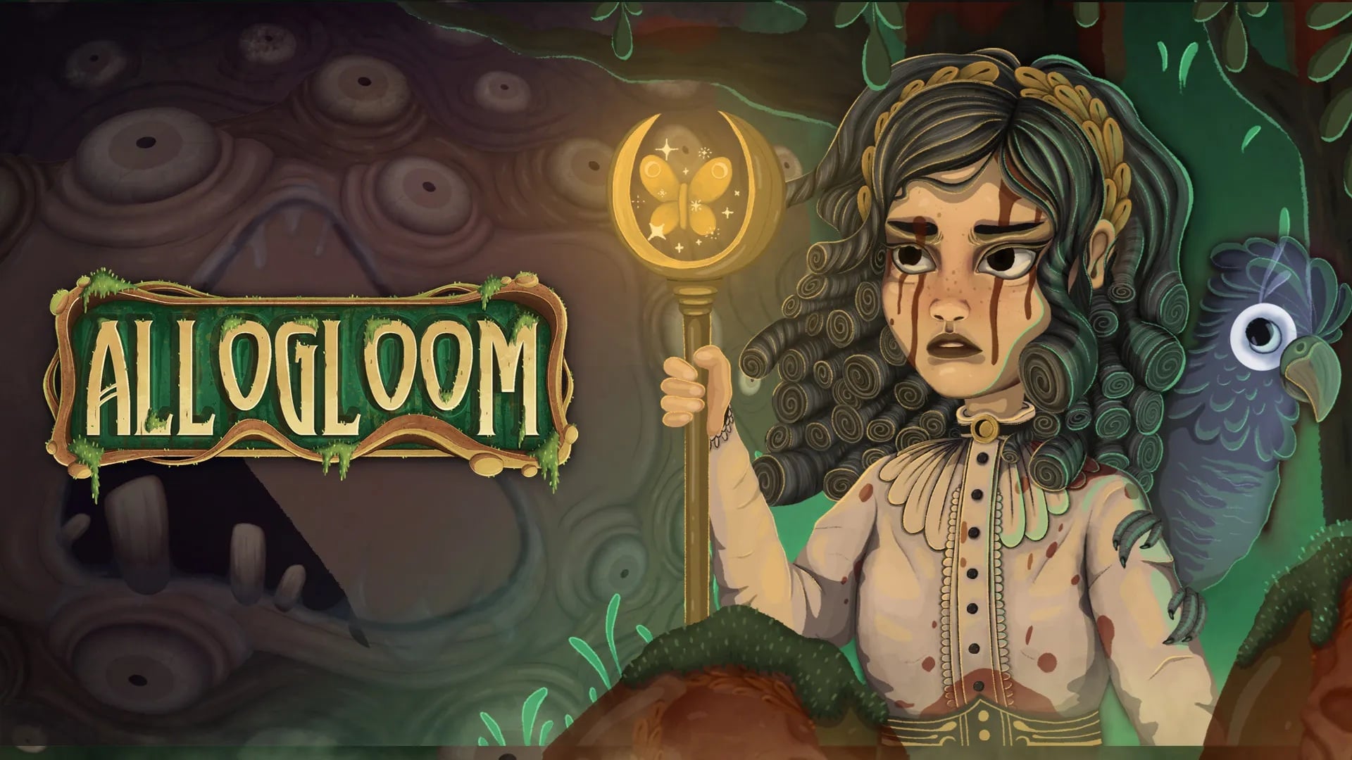 Allogloom — рисованная от руки точка-и-щелчок мистическая игра выходит на ПК