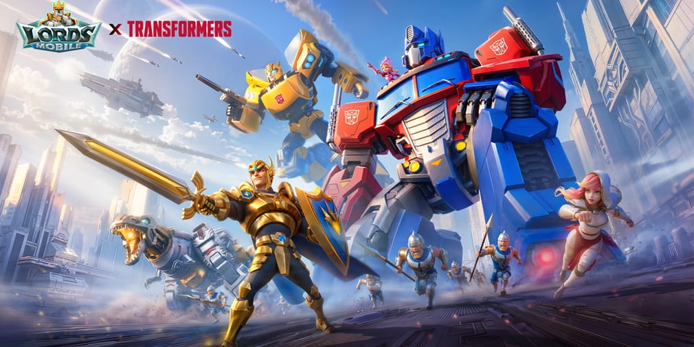 Lords Mobile запускает масштабный кроссовер с Transformers и событием Cybertron Pinball