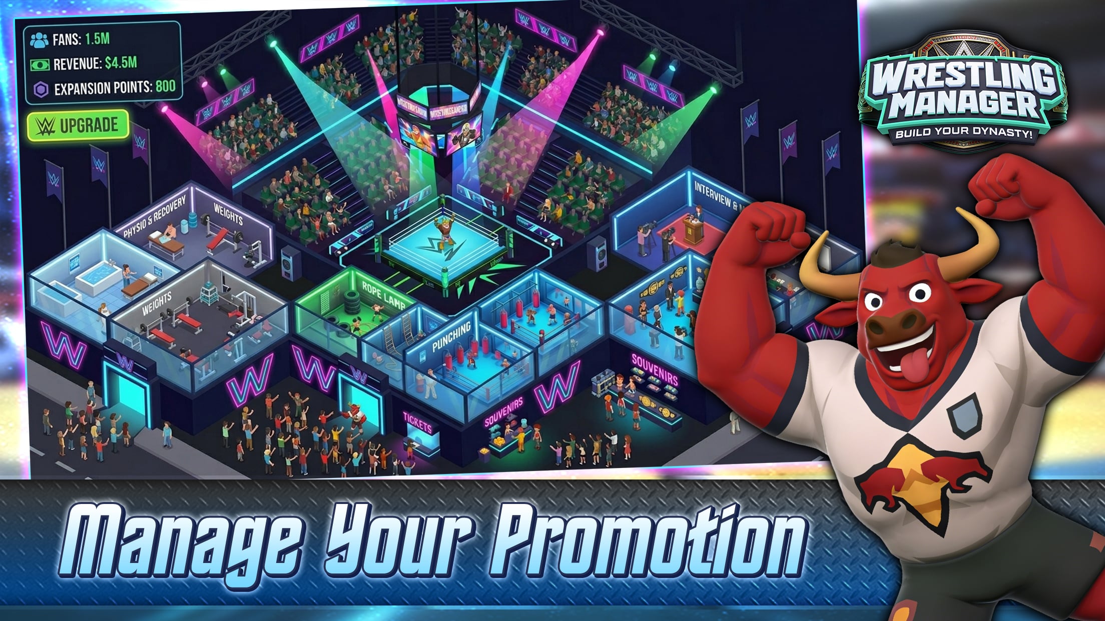 Wrestling Manager выходит на Google Play — менеджер рестлинга теперь доступен для всех