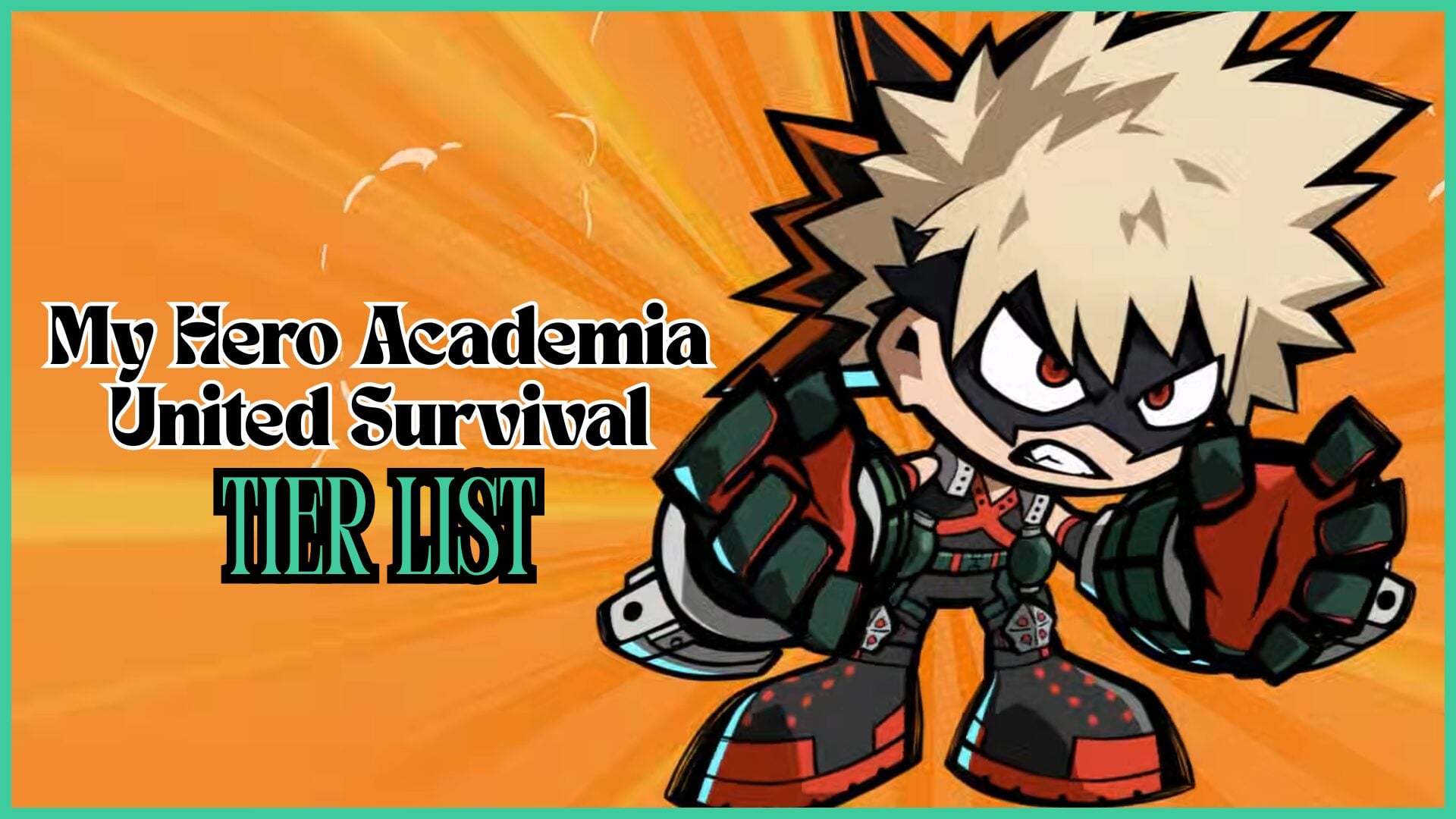 Тир-лист My Hero Academia United Survival [Лучшие персонажи]