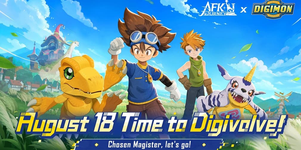 AFK Journey объединяется с Digimon: любимые персонажи станут играбельными героями