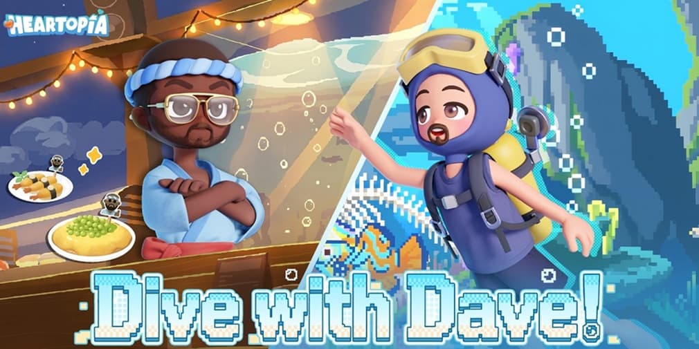 Heartopia объединяется с Dave the Diver ради события, полного суши