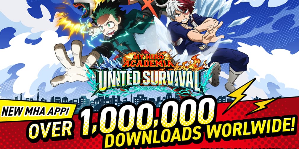 My Hero Academia United Survival достигла миллиона загрузок менее чем за месяц после запуска