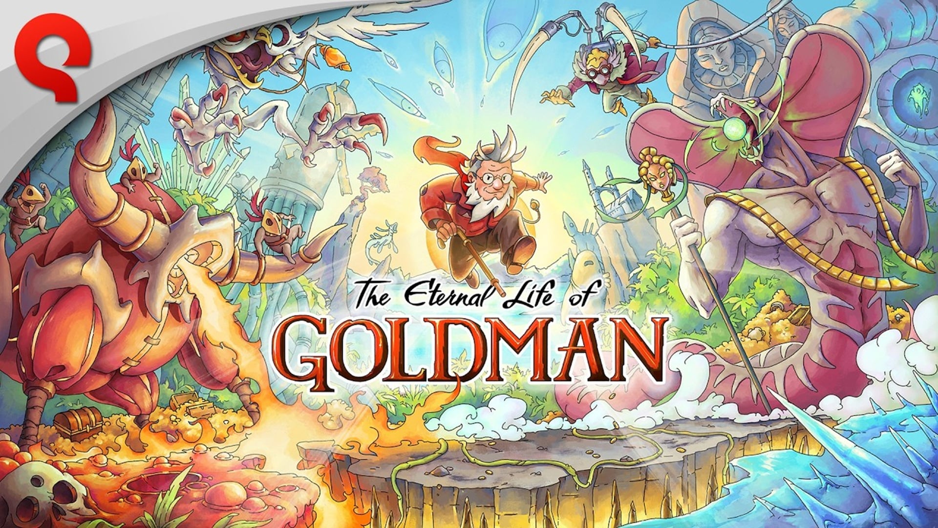 The Eternal Life of Goldman — сложный платформер, где вы убиваете божество