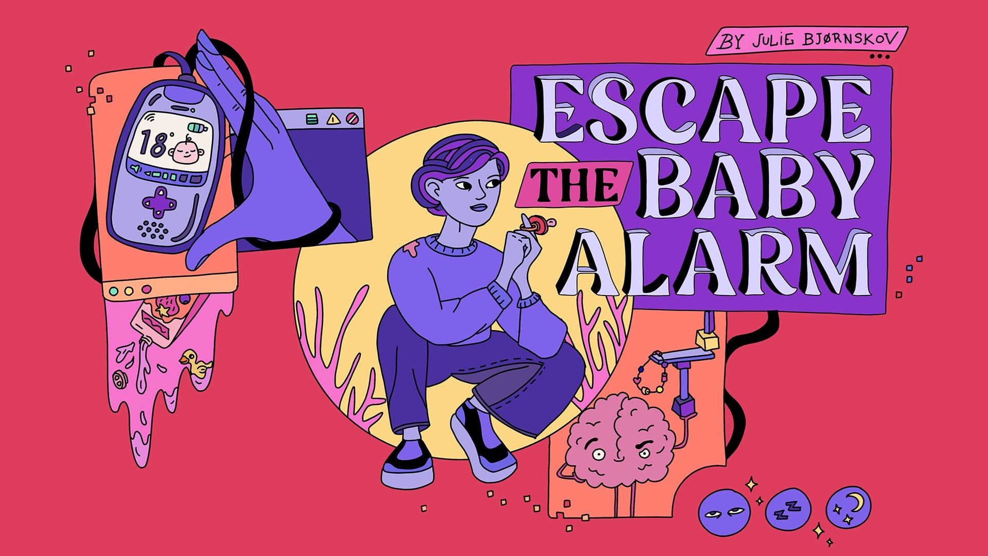 Escape The Baby Alarm превращает хаотичное родительство в уютную головоломку — демо уже доступно