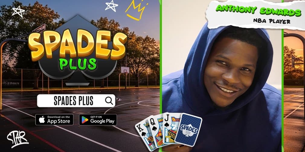 Spades Plus запускает рекламную кампанию с участием звезды NBA Энтони Эдвардса