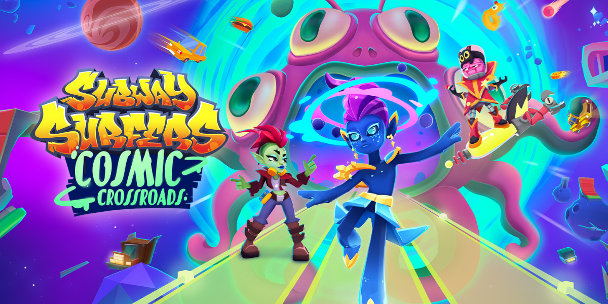 Subway Surfers возвращает коллаборацию с Among Us в обновлении Cosmic Crossroads