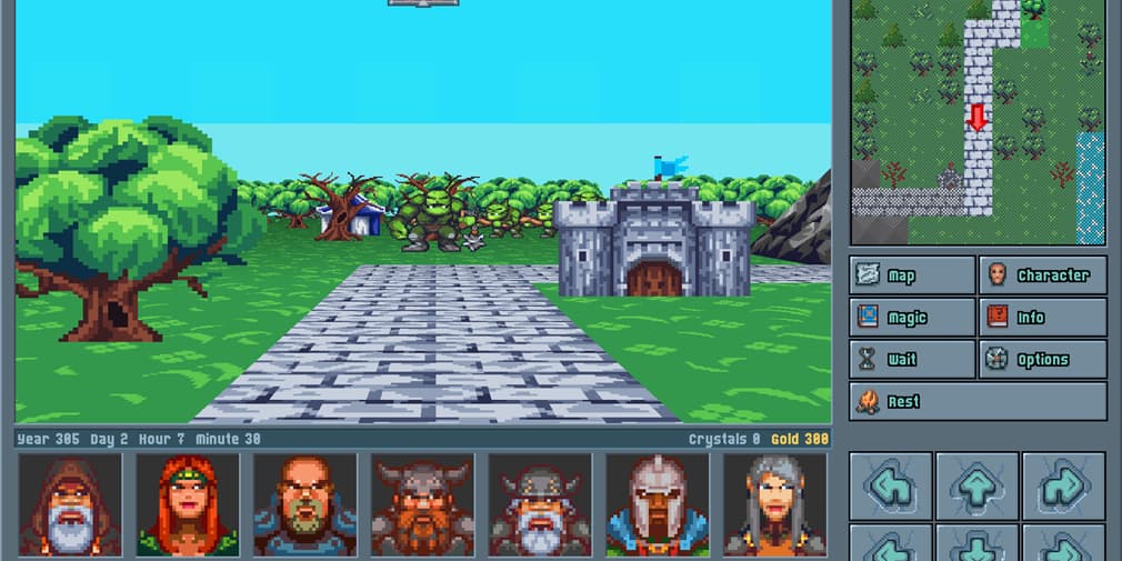 Legends of Amberland — по-настоящему ретро-стильный пошаговый данжен-кроулер