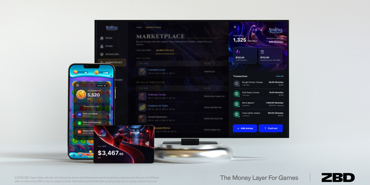 ZBD представляет встроенную финансовую инфраструктуру для игр