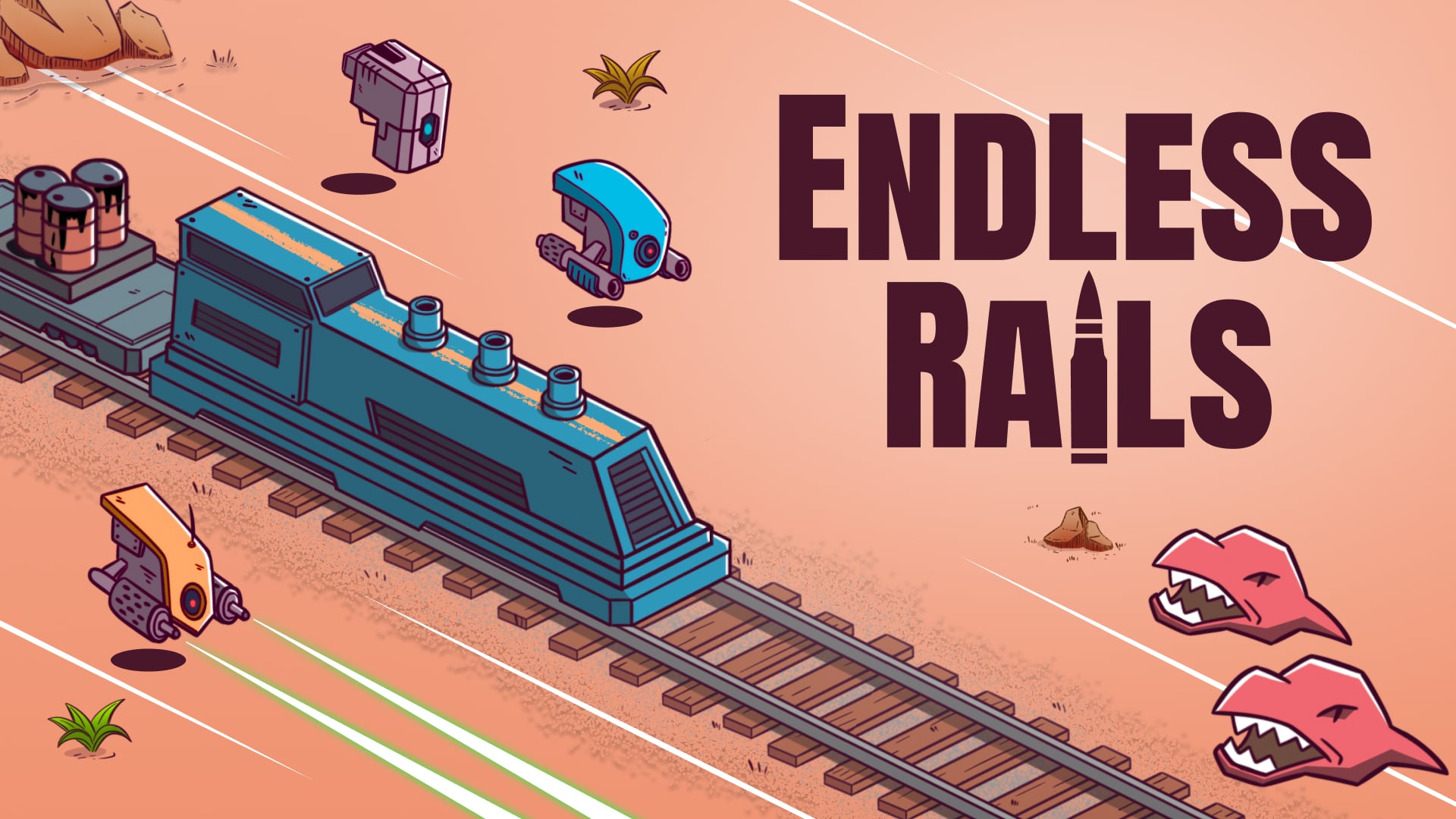 Endless Rails — роглайт-«пулевое небо» о строительстве поездов выходит совсем скоро