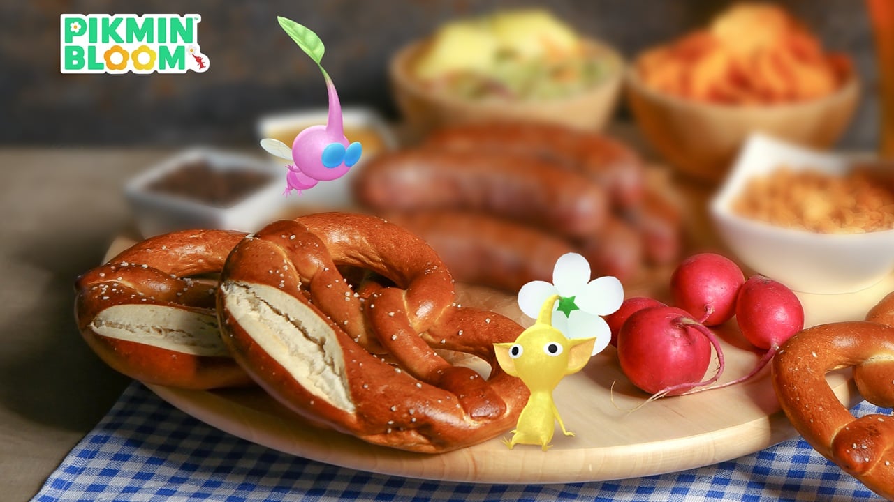 Осенний фестиваль в Pikmin Bloom: крендели и колбаски в этом году!