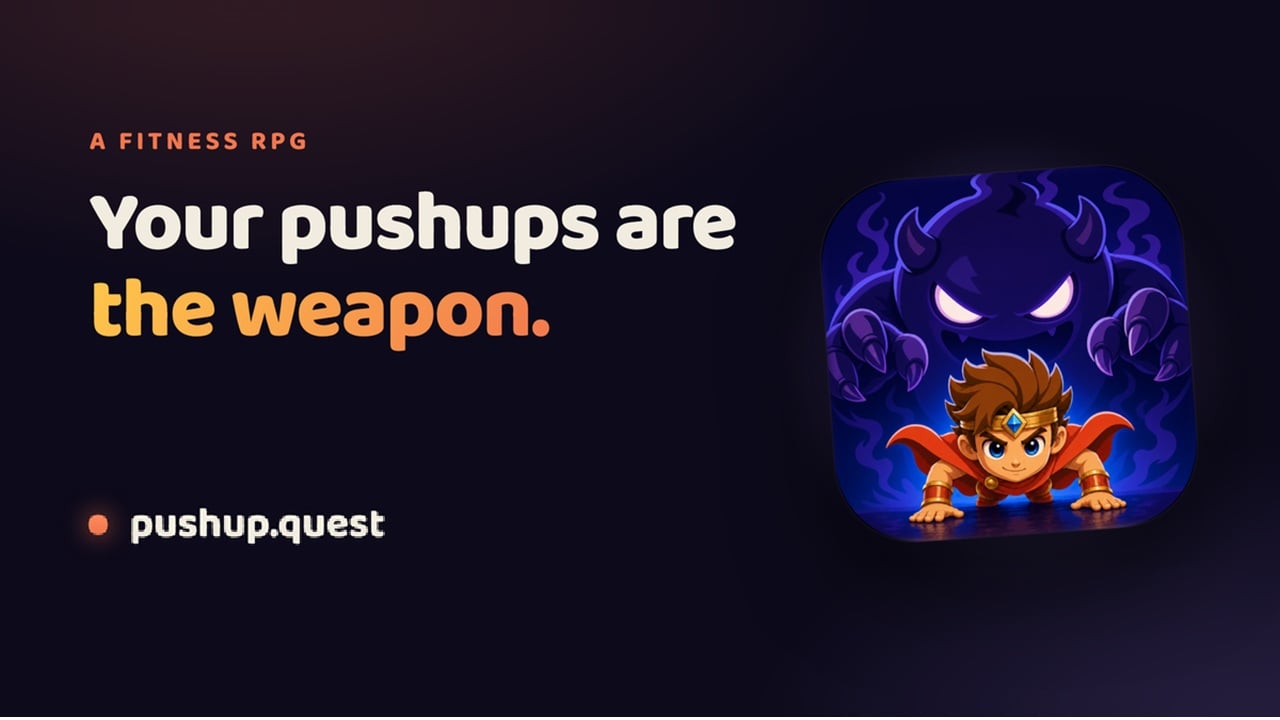Pushup RPG: Fitness Quest — фитнес-игра, где отжимания и приседания управляют персонажем