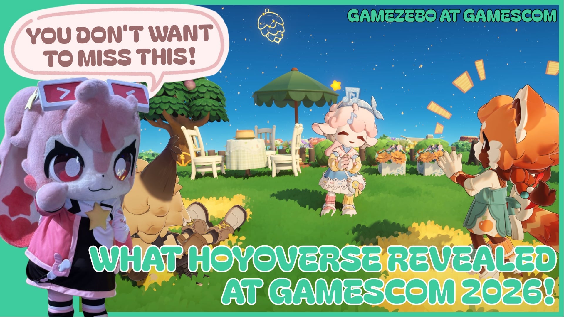 ПРОПУСТИЛИ АНОНСЫ HoYoverse НА Gamescom 2026? Gamezebo на Gamescom!
