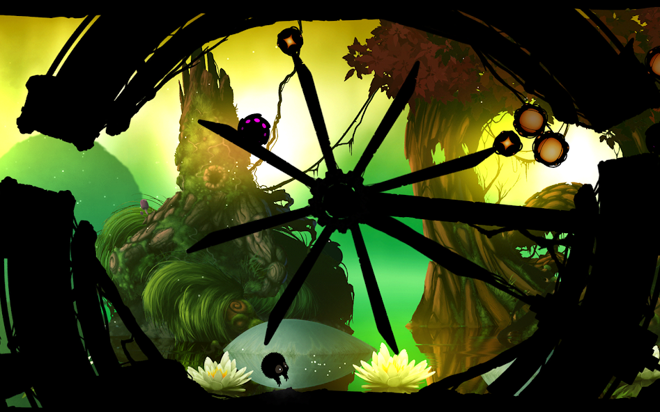 Как пролететь уровень с падающими платформами над пропастью. BADLAND