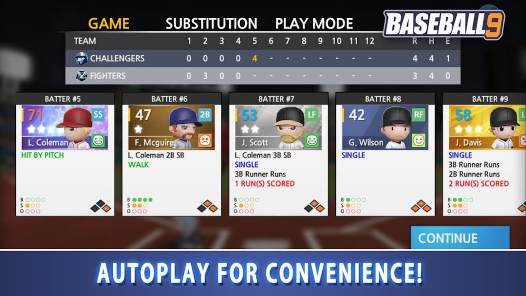Как пережить пик соперника в 7-м иннинге. BASEBALL 9