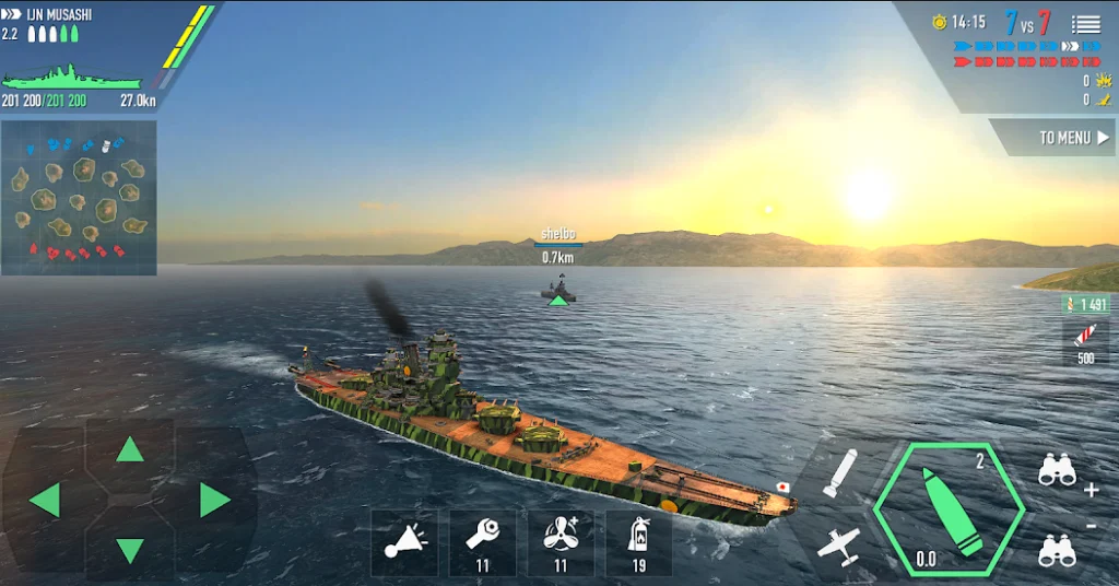 Как заряжать ульту капитана. Battle of Warships: Online