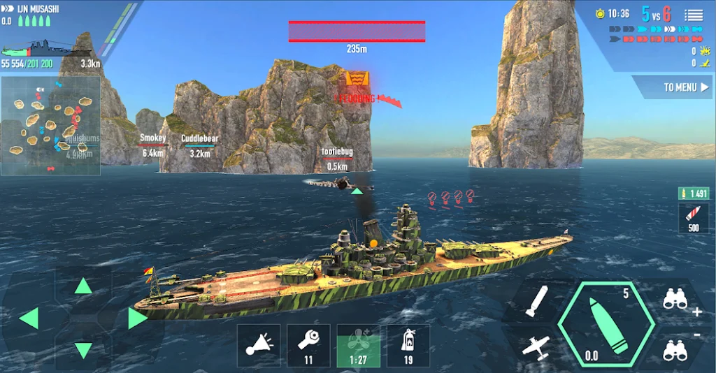 Гайд по комбо-атаке с союзником. Battle of Warships: Online