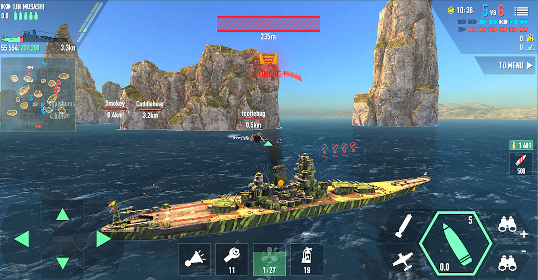 Секреты экономии снарядов в Battle of Warships Online