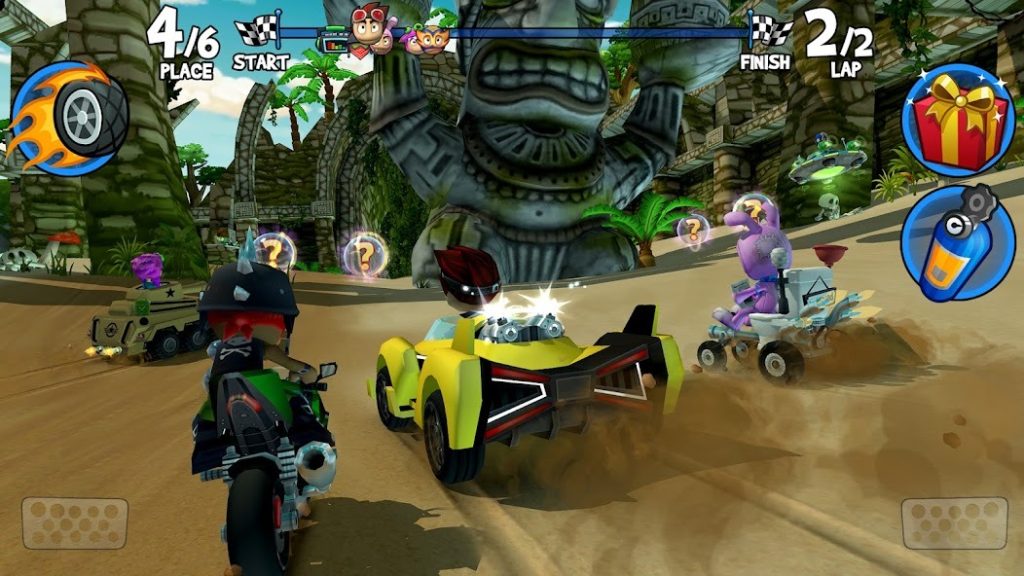 Как пережить бурю в локации «Штормовой перевал». Beach Buggy Racing 2