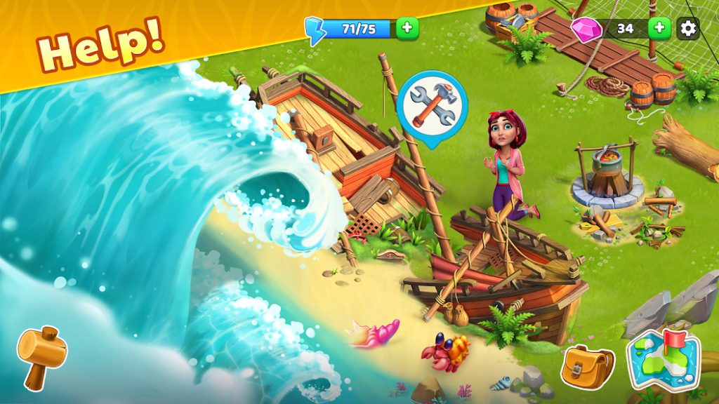 Скрытая механика «Счастливая лопата»: где копать чаще. Bermuda Adventures: игра-ферма