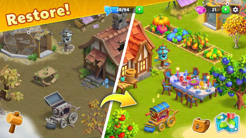 Как подготовить остров к ивенту «Мега-урожай» за день. Bermuda Adventures: игра-ферма