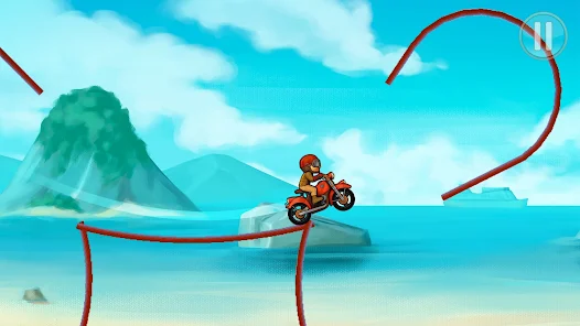 Как пройти гонку с минимальным уроном байку. «Bike Race: игры гонки»