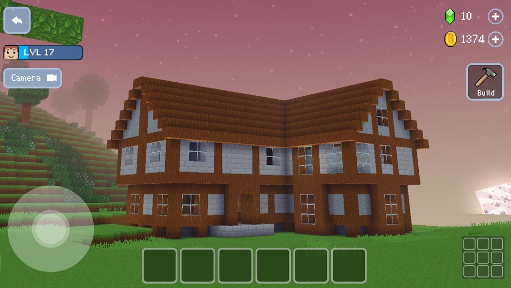 Финальный билд Город мечты в Block Craft 3D планировка и ресурсы