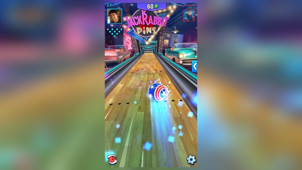 Использование жетонов призов для прокачки в Bowling Crew