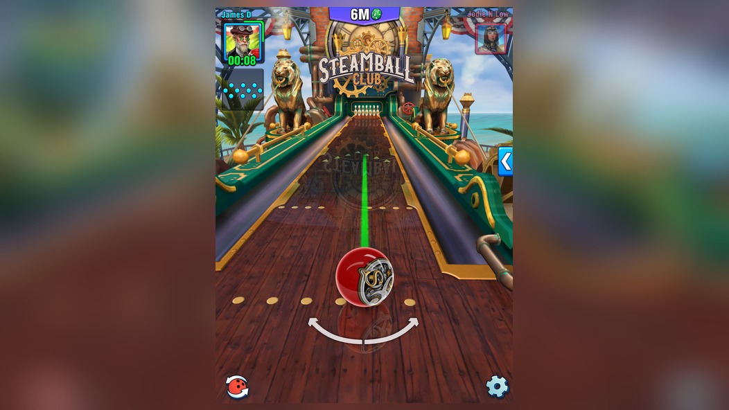 Защитная тактика в Bowling Crew игра вторым номером