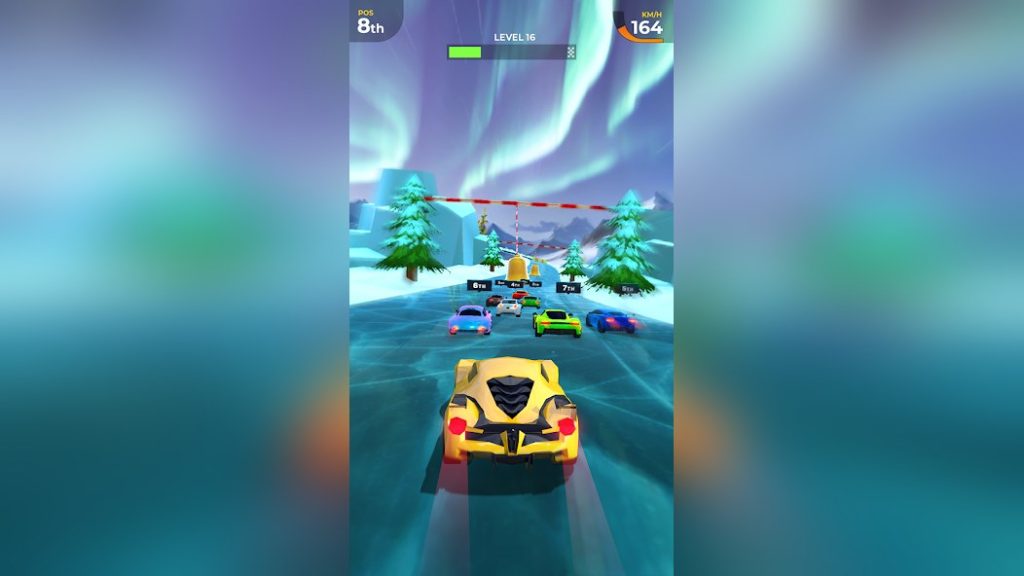 Использование попутного ветра на трассе «Дюны». Car Race