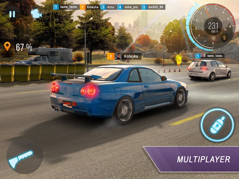 Секретные достижения за трюки в воздухе на трамплинах. CarX Highway Racing