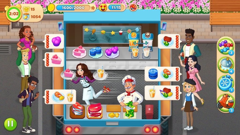 Лучшие комбинации перков для активной игры. Cooking Diary Restaurant Game
