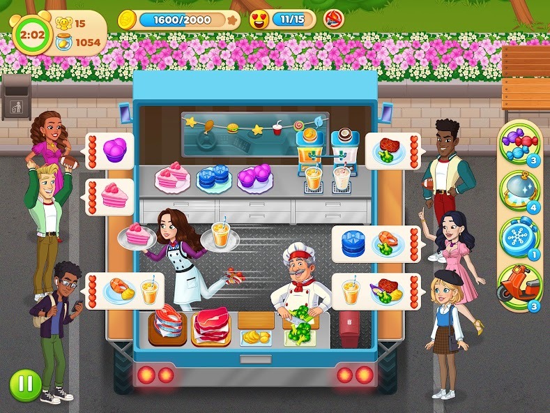 Как ускорить обслуживание столиков на 5-й локации. Cooking Diary Restaurant Game