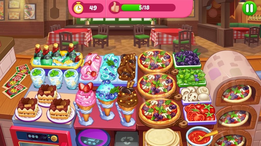 Как использовать «Замедление времени» для сложных заказов. Cooking Diner: Chef Game
