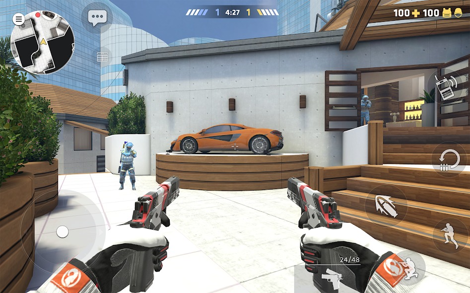 Тактика игры с AWP против нескольких противников. Critical Ops