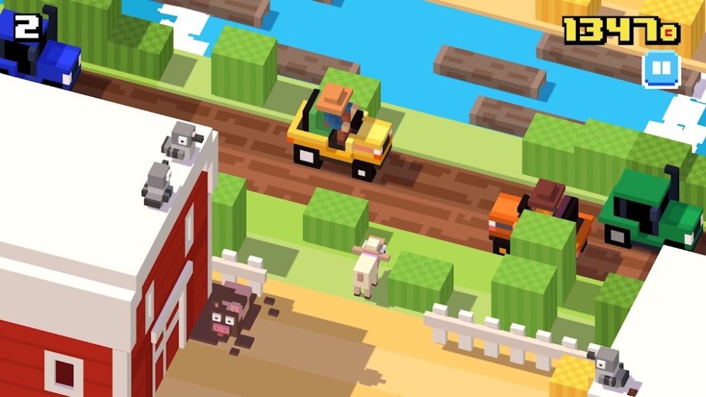 Оптимальный маршрут для прохождения 50 перекрёстков подряд. Crossy Road