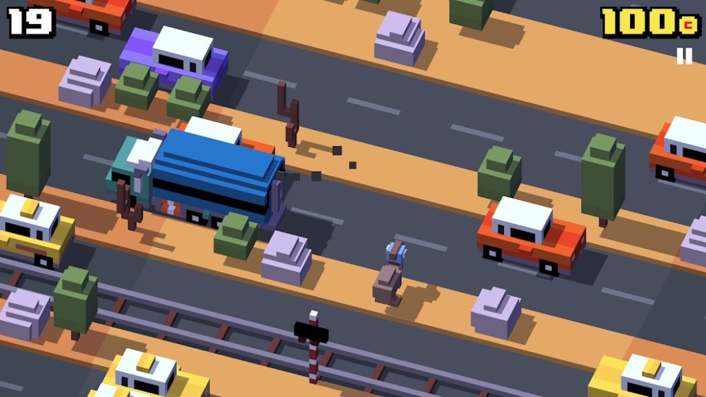 Выбор персонажа для фарма монет в бесконечном режиме. Crossy Road