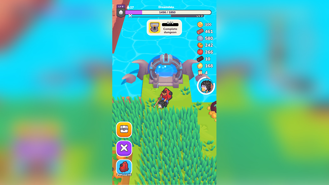 Секретный вход в пещеру Древнего дракона в игре Dreamdale