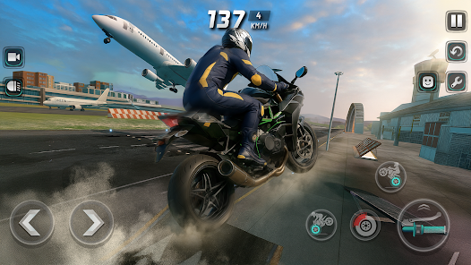 Как улучшить сцепление с дорогой для резких поворотов. Extreme Motorcycle Simulator