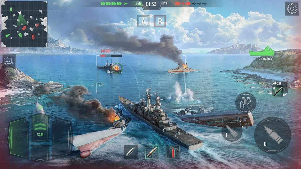 Настройка управления в Force of Warships — гайд