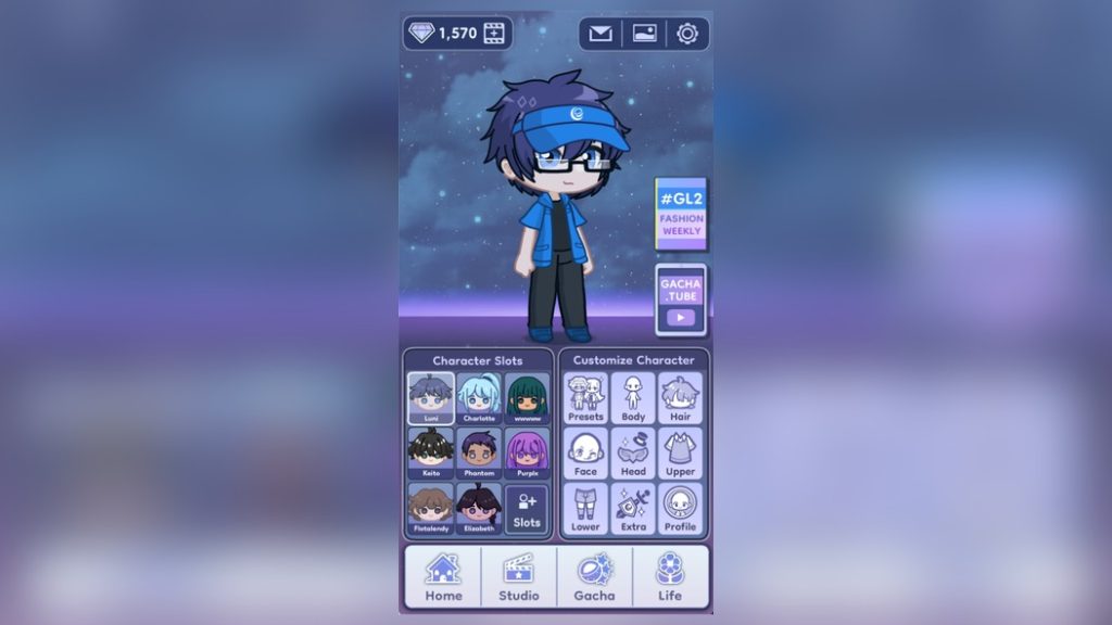 Как сделать эффект «свечения» в глазах. Gacha Life 2