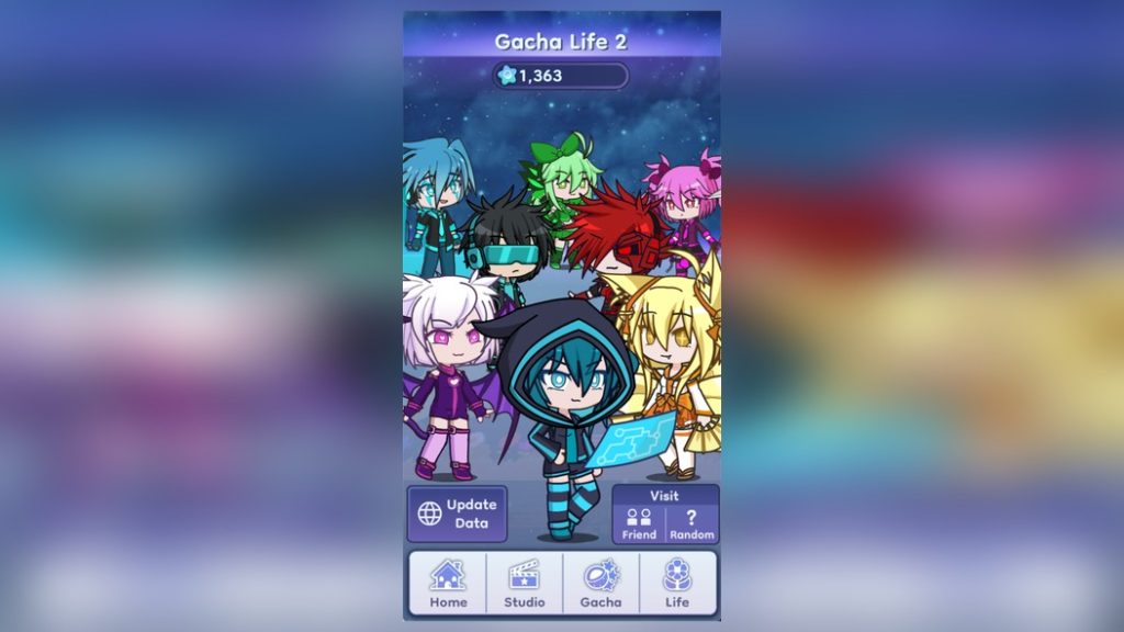 Как сохранить персонажа в библиотеку и поделиться им. Gacha Life 2