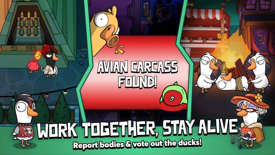 Как играть за Хищника в Goose Goose Duck агрессивный стиль и контроль карты