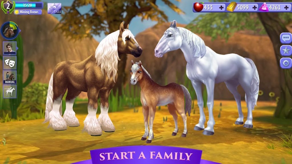 Как победить босса «Буря» с минимальным снаряжением. Horse Riding Tales: Дикий пони