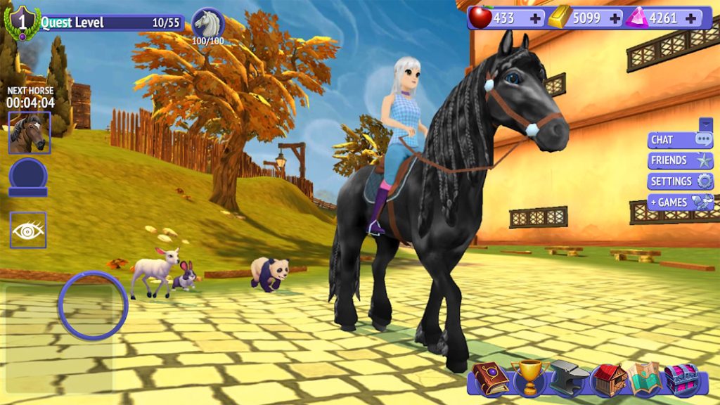 Прокачка лошади после 40 уровня: новые горизонты навыков. Horse Riding Tales: Дикий пони
