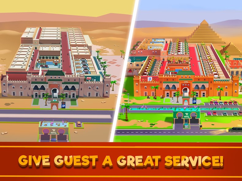 Открытие крыши с вертолетной площадкой в Hotel Empire Tycoon Кликер