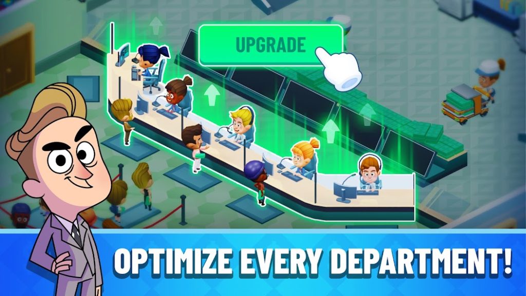 Скрытые механики пассивного дохода после 100-го уровня. Idle Bank Tycoon: Money Empire