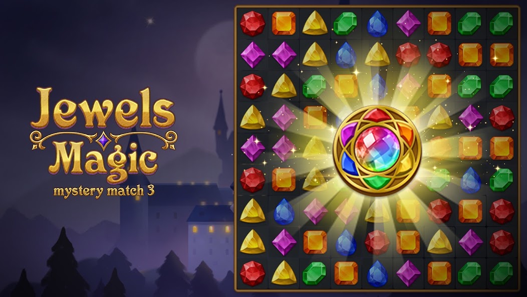 Открытие магического сундука на 50 уровне в игре Jewels Magic
