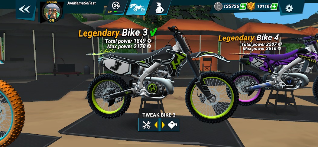 Настройка баланса байка в Mad Skills Motocross 3 под трассу